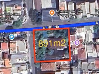 Hạ giá bán gấp lô góc đường nhị hà dt 892,5m2 full odt, ngang 59m, vị trí vàng kinh doanh, 73 tỷ tl