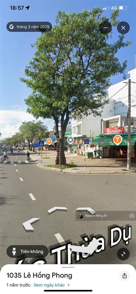 Bán đất tặng nhà cấp 4 căn góc kinh doanh siêu tốt mặt tiền lê hồng phong, khúc thừa dụ, giá 16 tỷ