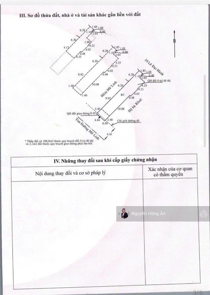 Bán nhanh nhà đẹp 3 tầng mặt tiền đường mê linh dt 108m2, vị trí đẹp, vừa ở vừa kinh doanh, 18 tỷ