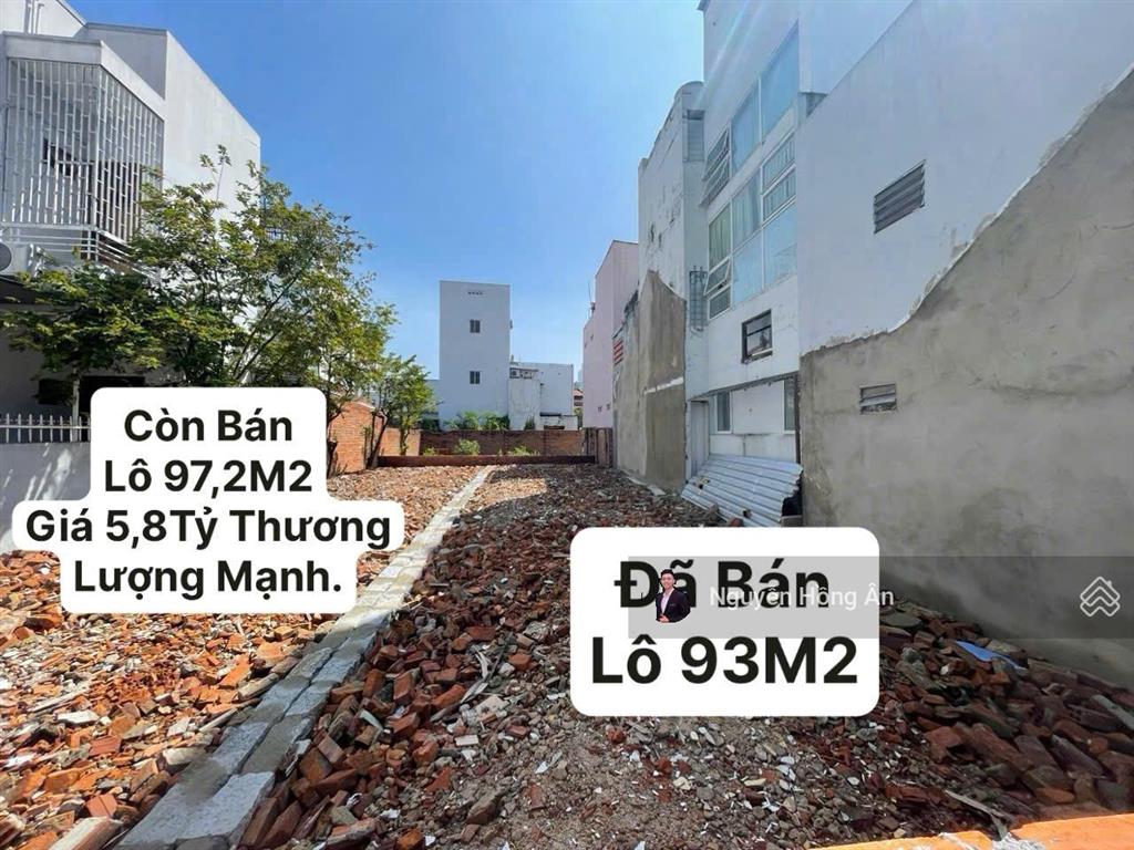 Bán lô hẻm phú đức dt 97,2m2 full thổ cư, gần biển nha trang, đường ô tô 4m tận nơi, giá 5,5 tỷ