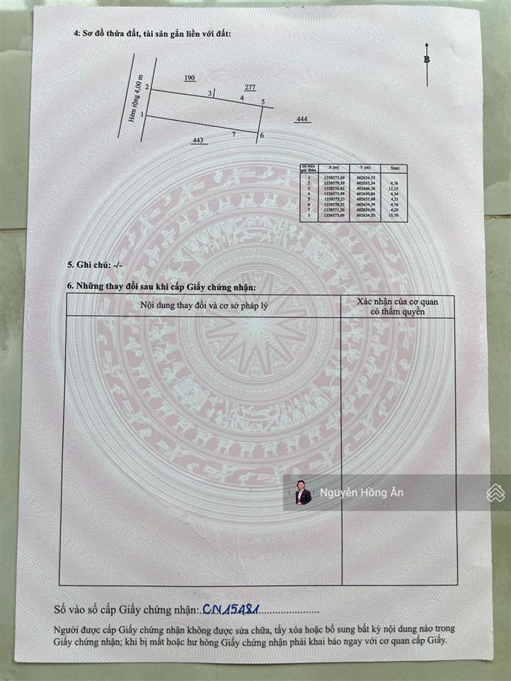 Bán lô hẻm phú đức dt 97,2m2 full thổ cư, gần biển nha trang, đường ô tô 4m tận nơi, giá 5,5 tỷ