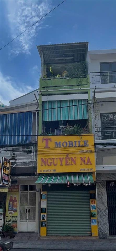 Bán nhà 3 tầng mặt tiền kinh doanh đường nguyễn trãi, ra biển trần phú 4p, giá 9,5 tỷ có tl