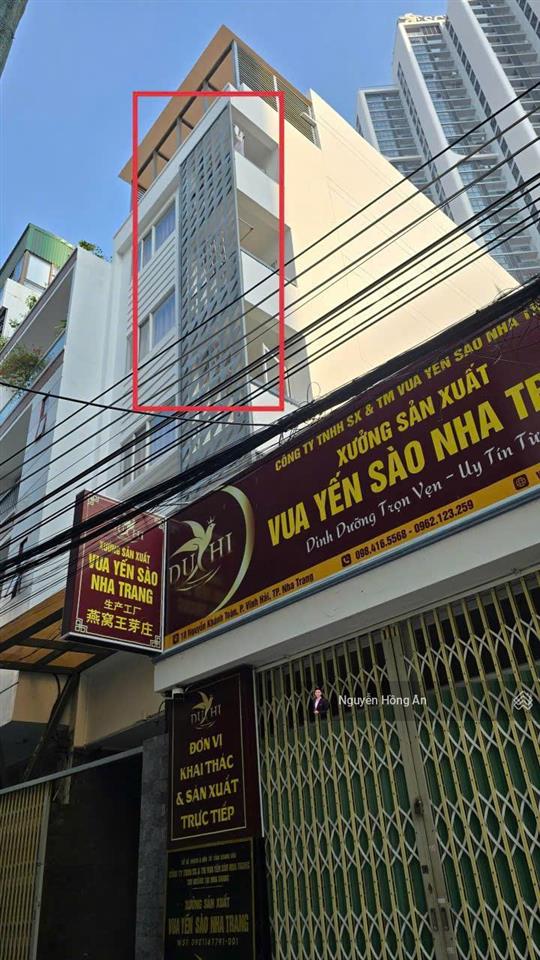 Bán nhanh khách sạn 6 tầng đường nguyễn khánh toàn dt 120m2, full nội thất, gần biển, giá 20,5 tỷ