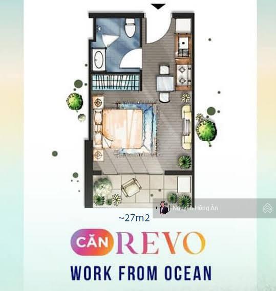 Bán căn hộ view biển the sanhome libera nha trang, studio 29m2 full nội thất, giá 1,58 tỷ