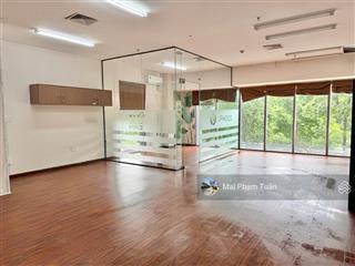 Cho thuê văn phòng khu đô thị sala 85m² căn góc  hoàn thiện máy lạnh, đèn điện chỉ 25 tr/tháng