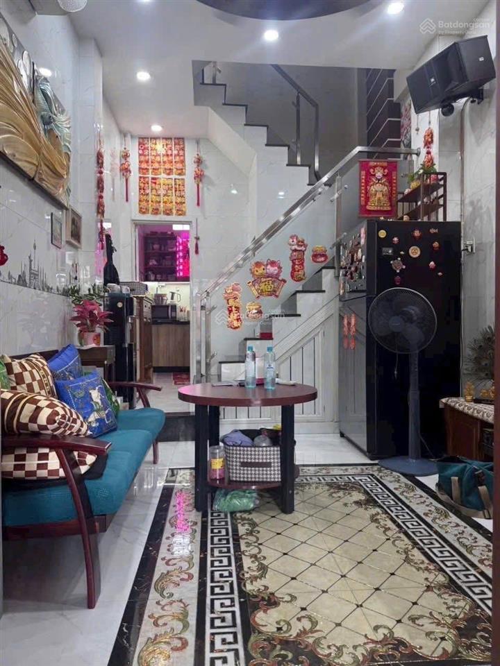Quân 6 hẻm xe hơi nhà 3 tấm giáp quan 11 quân 5
