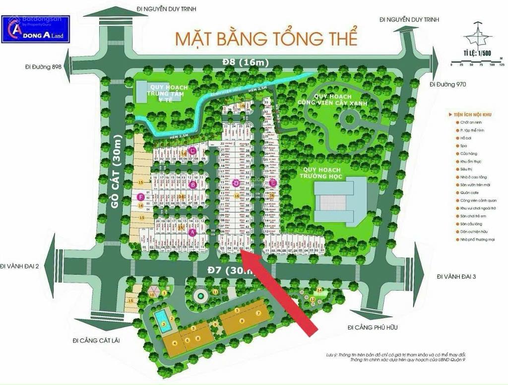 Hạ mạnh bán rẻ lô mặt tiền đường 30m  d02  rio gò cát  đối diện ricca  100m2 ngang đẹp 5.5m