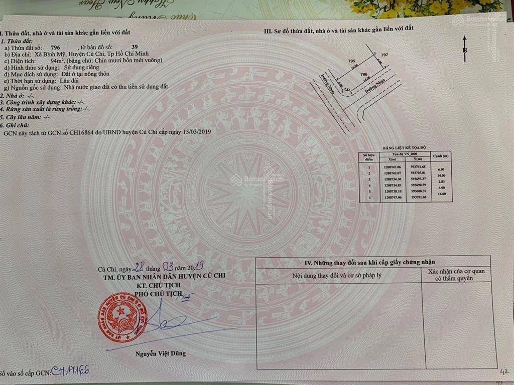 Cần bán gấp lô góc  2 mặt tiền c09 94m2 (6mx16m) tại mặt tiền võ văn bích, bình mỹ, củ chi
