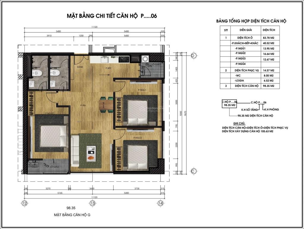 Chính chủ cần bán căn hộ 3pn tại mỹ đình