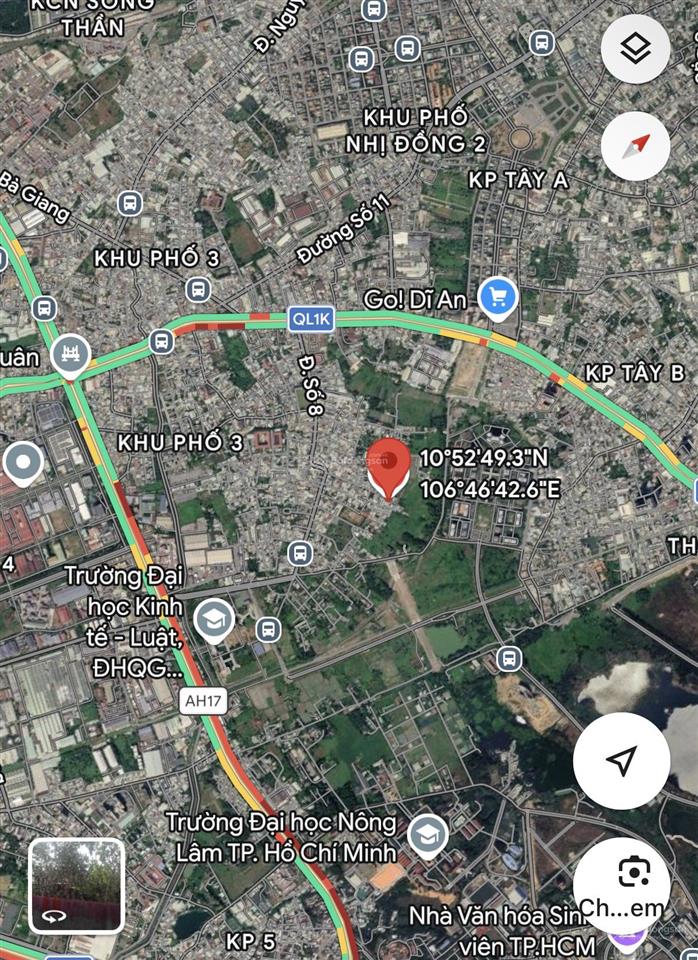 Chính chủ bán đất nền đường số 8, phường linh xuân thủ đức, hẻm xe tải đậu trước đất