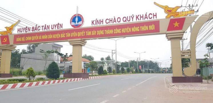 Bán gấp lô đất nhà  mặt tiền đường nhựa lớn dt746  xã tân mỹ, bắc tân uyên