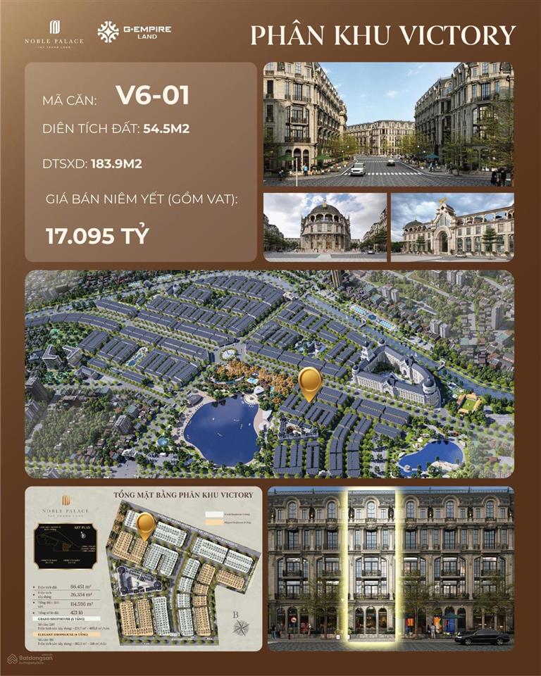 54,5m2 xây 4 tầng nằm trên trục đường 24m, noble tây thăng long giá 15 tỷ