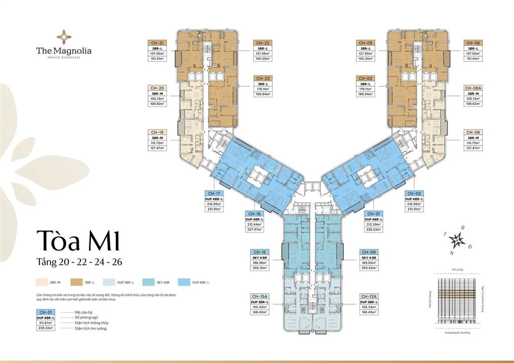 Chính chủ bán căn 4 phòng ngủ tại magnolia mik khai sơn long biên diện tích 190m2