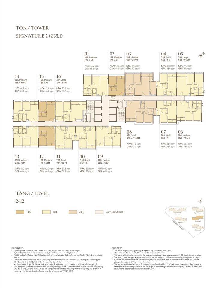 Chính chủ bán căn 1n tại lumi hanoi diện tích 42m2