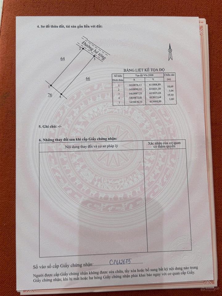 Bán lô đất mặt tiền đẹp tiên ninh, xã tu bông giá 17tr/m2 giá cho khách đầu tư.
