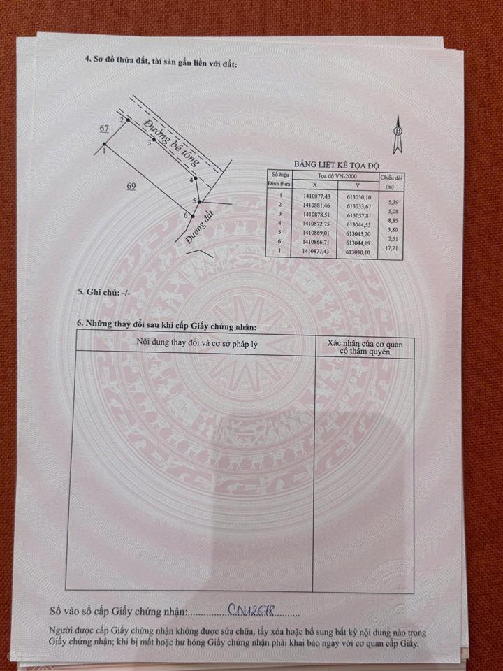 Bán lô đất 2 mặt tiền đẹp tiên ninh, xã tu bông giá cho khách thiện chí