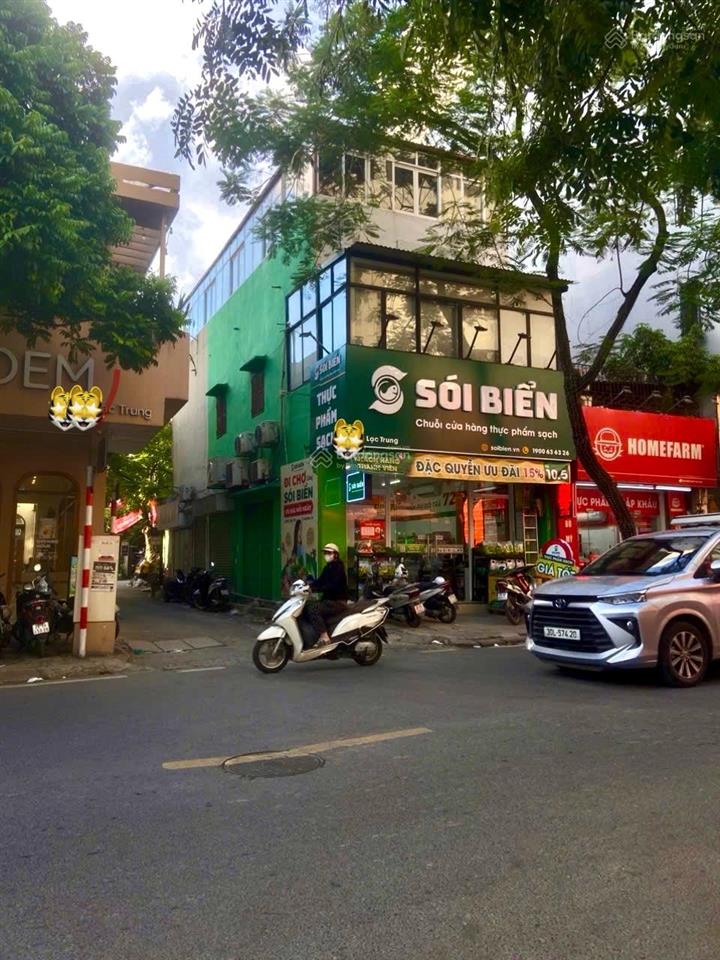 Nhà 3 tầng kinh doanh mặt phố lạc trung 70m2  43,8 tỷ  lô góc 3 thoáng