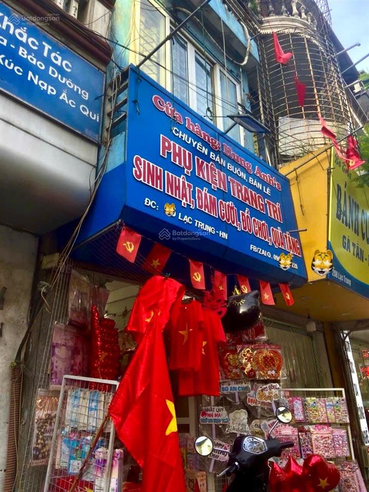 Nhà 4 tầng mặt phố lạc trung 16m26,8 tỷ vỉa hè rộngkinh doanh