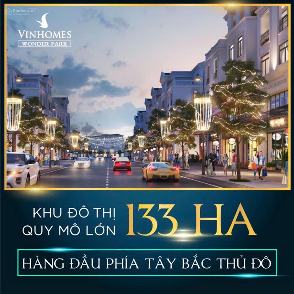 Liền kề 120m2 mt 8m đối diện trường, gần 5 công viên, tiềm năng nhất dự án vinhomes đan phượng