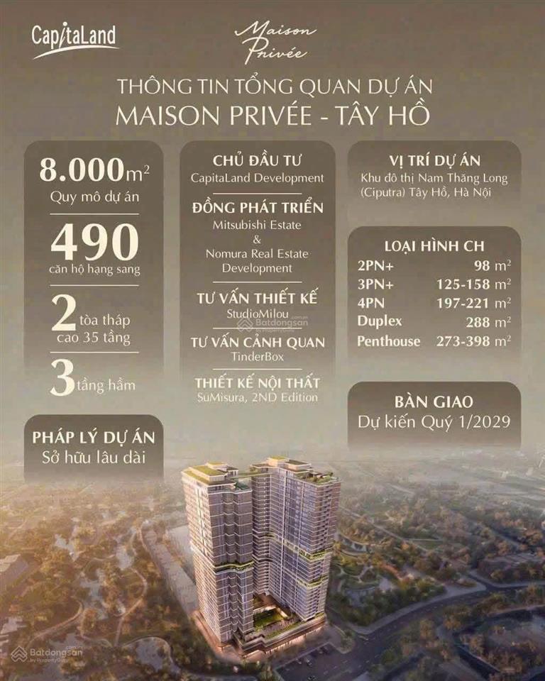 Bán ch maison privée, 19,4 tỷ, 98m2, 3pn, 2wc, p. phú thượng, q.tây hồ, hà nội đẹp xuất sắc