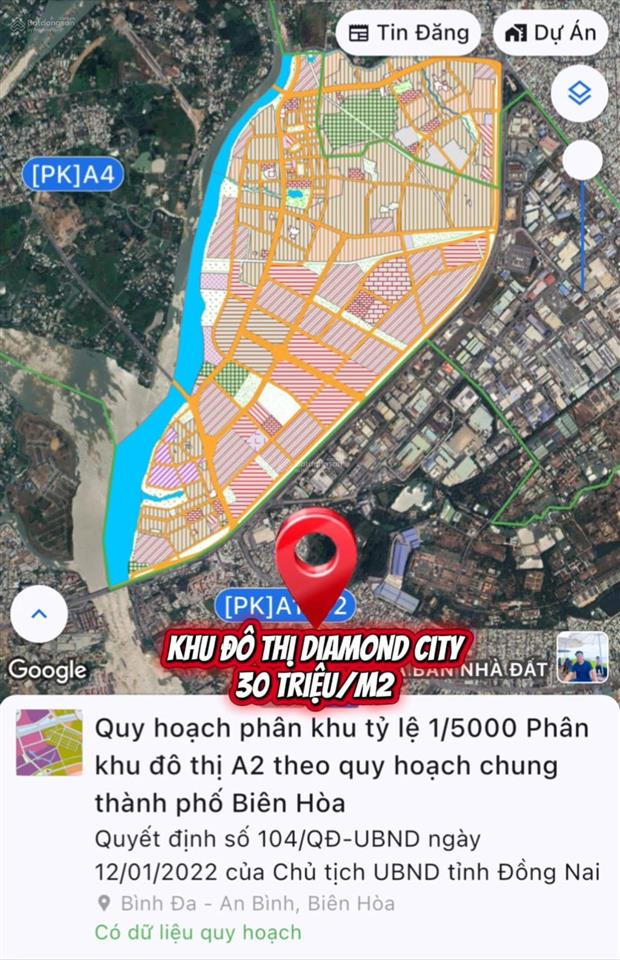 Đất thổ cư khu vực trung tâm giá tốt cách tp.hcm chỉ 1km