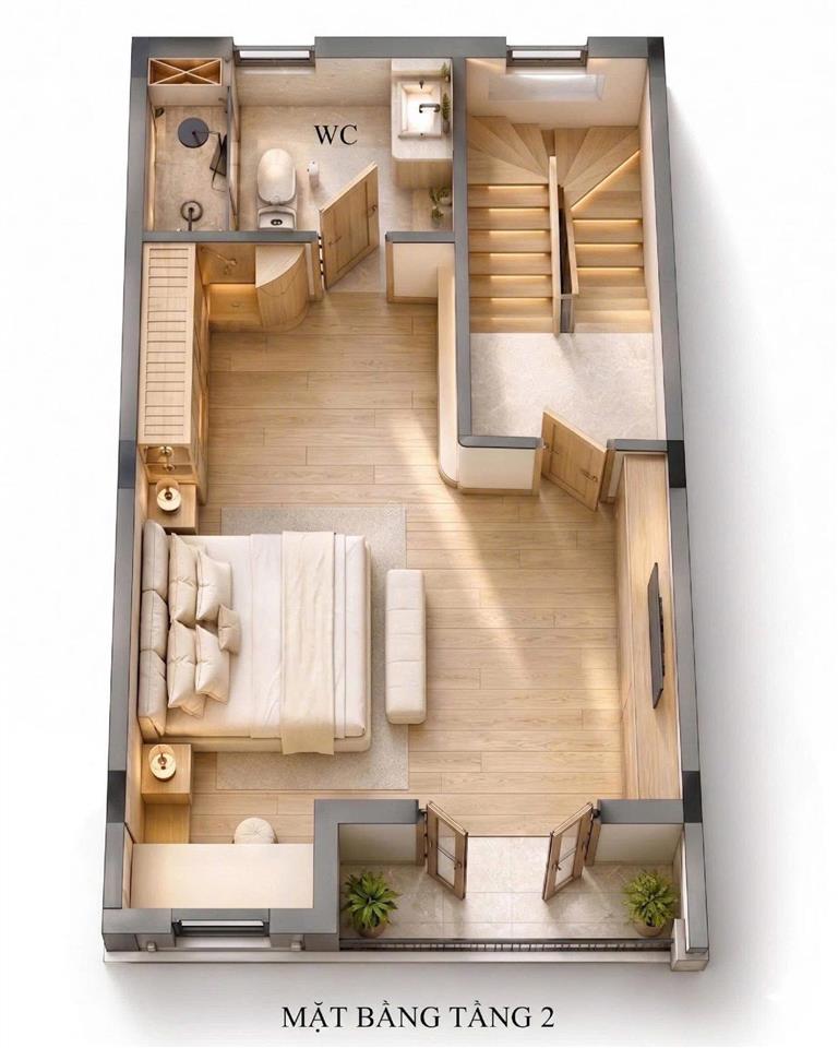 Bán nhà phố 1 trệt 3 lầu vinhome hóc môn giá tốt