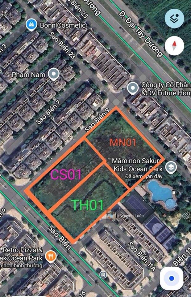 Bán quỹ đất xây trường liên cấp trung tâm vinhomes ocean park 1 gia lâm