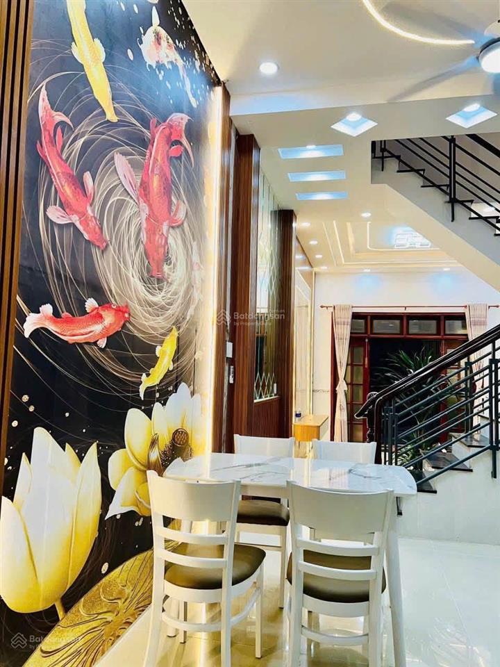 Nhà đẹp full nội thất  56m²  3 tấm  4pn  hẻm 6m  lk 16 sát lê văn quới  bv quận bình tân