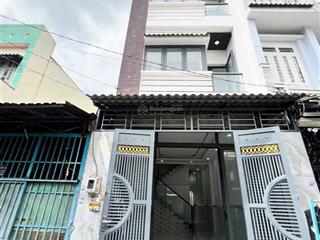 14 triệu nhà 4 tầng, 4pn, hẻm 5m thông ngay chợ lê văn quới, bình tân
