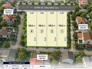 Bán 100m2 đất trung giã hà nội giá 560tr