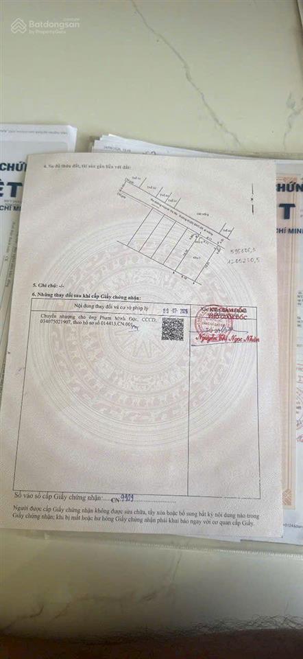 Bán đất đông thạnh hóc môn giá 3 tỷ 850 ngang rộng 8m nở hậu (c6)