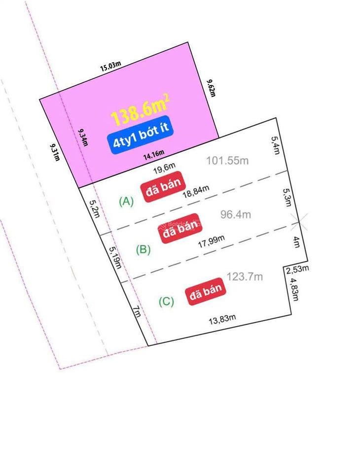 Bán đất đông thạnh gần cầu sa, hl80b, ngã 3 đông quang sát q12 chỉ 4 tỷ 1 (103)