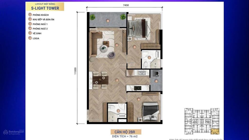 Chính chủ bán nhanh căn 2pn góc 76m2 view sông đô tỏa và biệt thự thấp tầng, giá chỉ 3,92 tỷ
