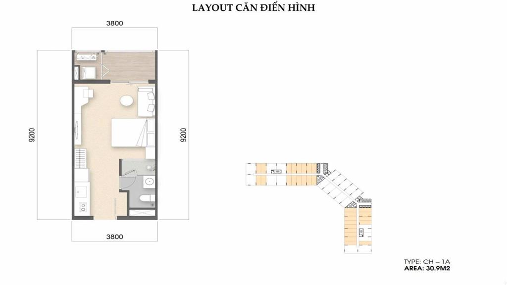 Sở hữu căn studio tầng trung view sông hàn và cầu thuận phước giá chỉ 2,2 tỷ