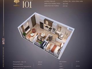 Hiếm có căn 1pn 40m2 view sông hàn đà nẵng, giá đợt 1, khai thác dòng tiền 3035tr/tháng
