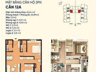 Hiếm có căn 2pn 66,44m2 giá hời dự án moonlight 2 sát trung tâm mỹ đình,  0914 576 ***