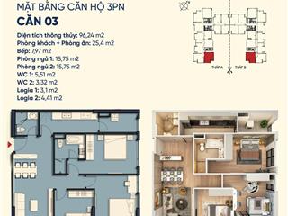 Sở hữu ngay căn 3pn hoa hậu 96m2 bc đông nam chỉ 6,46 tỷ với 7 phút di chuyển là tới tt mỹ đình