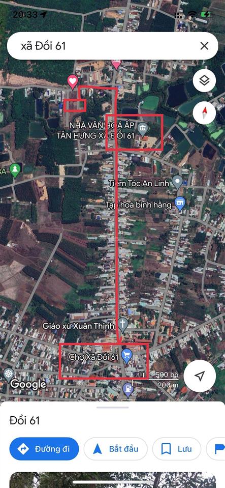 Bán đất 100m2 xã đồi 61 huyện trảng bom, đường nhựa 7m sổ sẵn