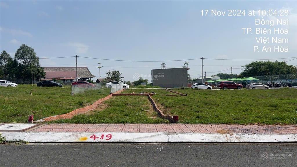 Đất đường nguyễn trung trực tp. biên hoà ngay cạnh sơn tiên sổ riêng 70m2