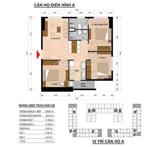 Căn góc 3pn green river quận 8 view thoáng, diện tích rộng đầu tư dễ thanh khoản