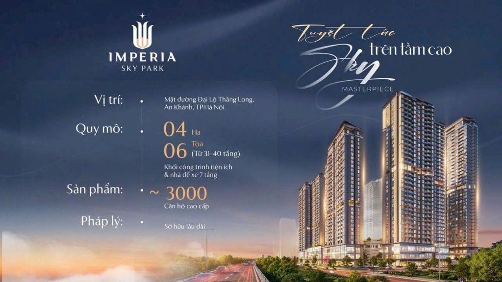 Bán chung cư Imperia Sky Park Nam An Khánh Hà Nội - CDT Mik Group