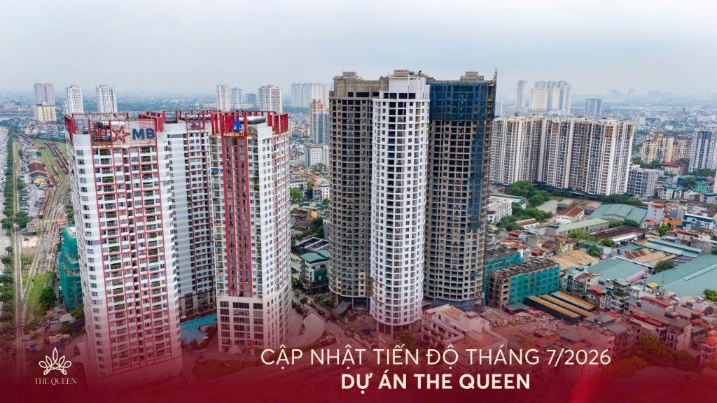 Bán chung cư The Queen 360 Giải Phóng Hà Nội - Full đồ cao cấp giá từ 7,2 tỷ / căn