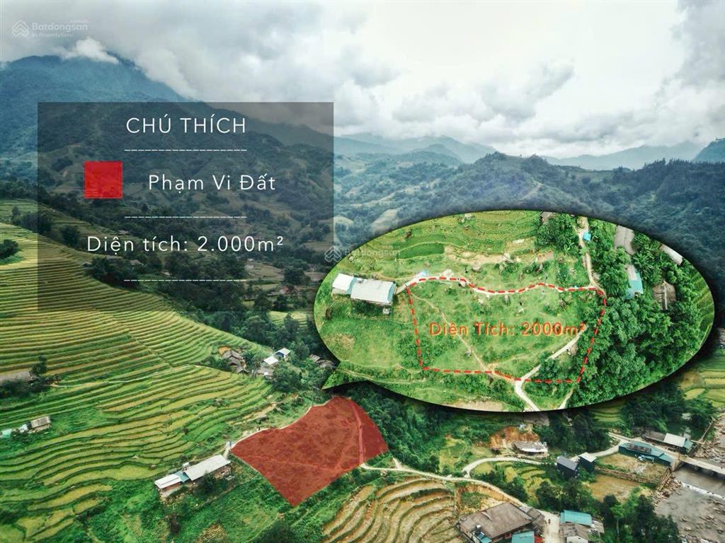 Sapa 2100m2 có gần 300m2 thổ cư chỉ 2, x tỷ. vị trí ý linh hồ, cách trung tâm sapa ~3,5km