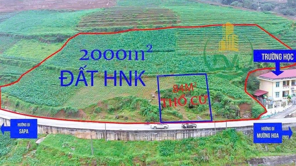 Sapa 2.000m tả van mặt đường tl152 cả 100m view thung lũng đẹp. vị trí tả van, sa pa