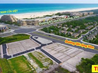 600tr cho 1 lô duy nhất mảnh đất du lịch biển, mặt đường rộng 50m.