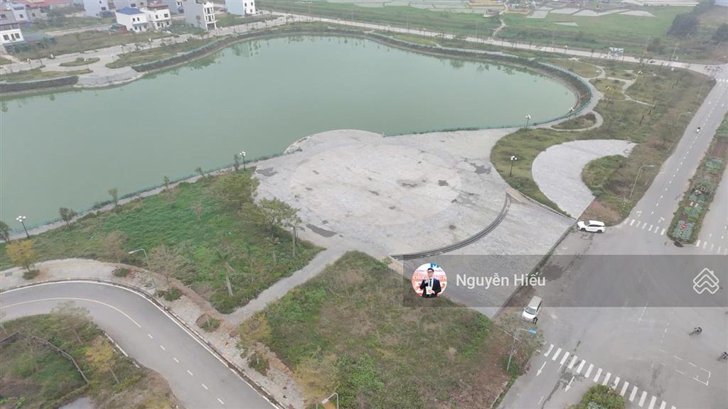 Bán lô đất 132m2 đường đôi, sát hồ điều hoà, trung tâm thị trấn thắng, hiệp hòa, bắc ninh 4,1x tỷ