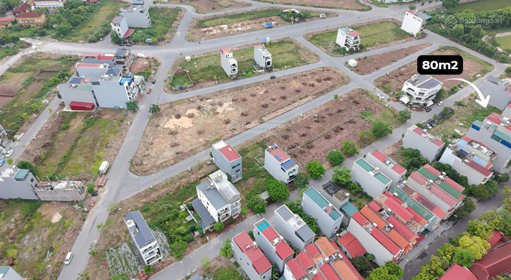 Bán đất 80m² dãy n13 khu dân cư số 4 bích động, trung tâm phường việt yên, bắc ninh giá 3 tỷ
