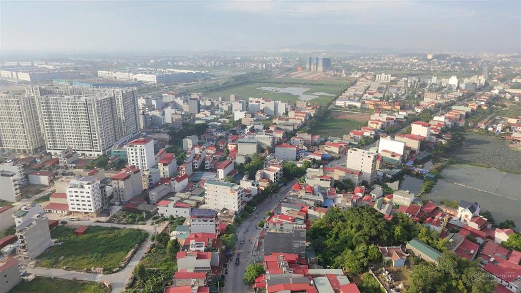Bán lô đất 76,5m2 đồng lớn dãy m trục thông chung cư vegahomes quang châu, nếnh, bắc ninh 4,x tỷ
