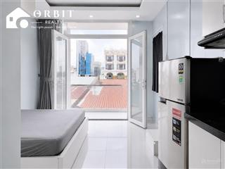 Căn hộ studio bancong, thang máy, nội thất có sẵn ngay cư xá bắc hải
