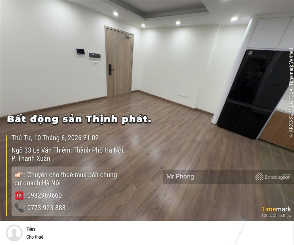 Siêu phẩm! cho thuê căn hộ handico 33 lê văn lương 3 pn căn hoa hậu giá 17 triệu/tháng